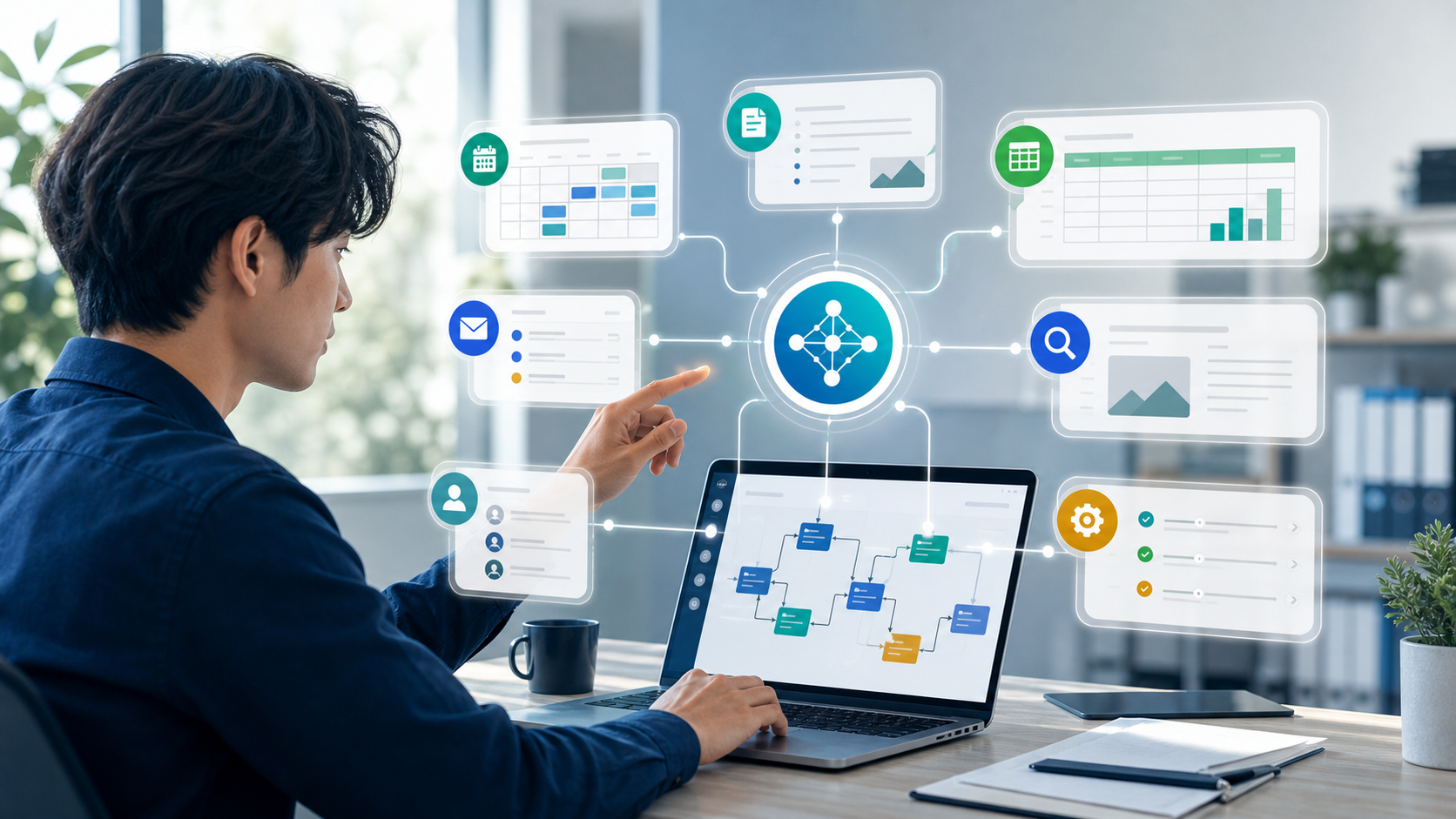 AIエージェント講座の業務自動化ワークフロー