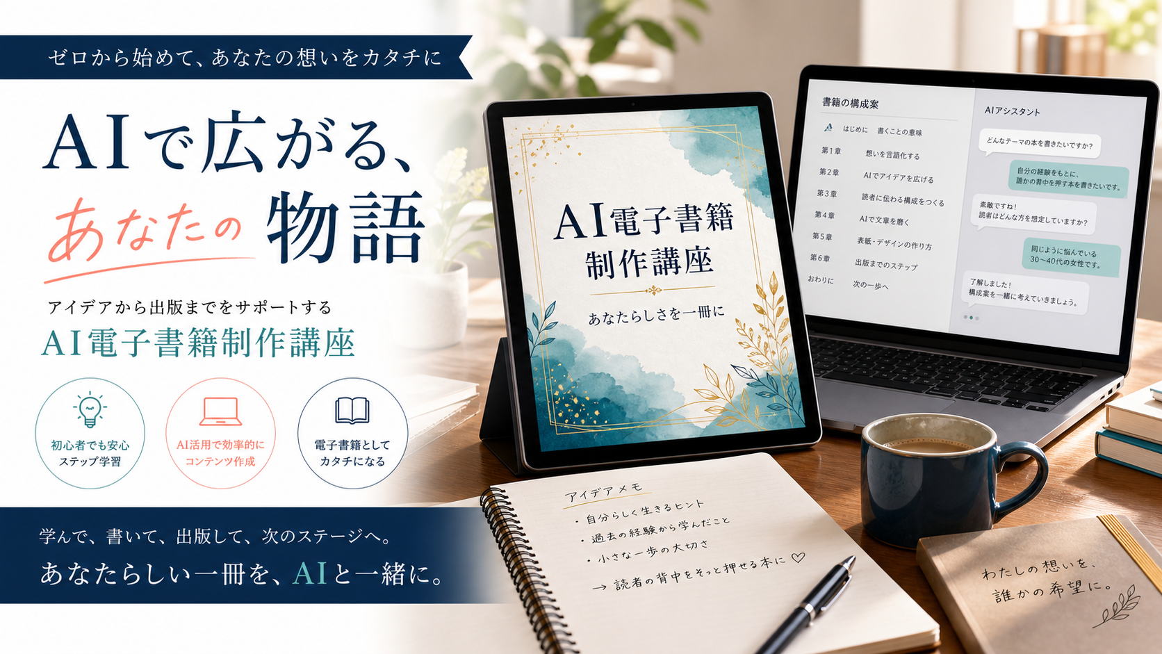 AI電子書籍制作講座
