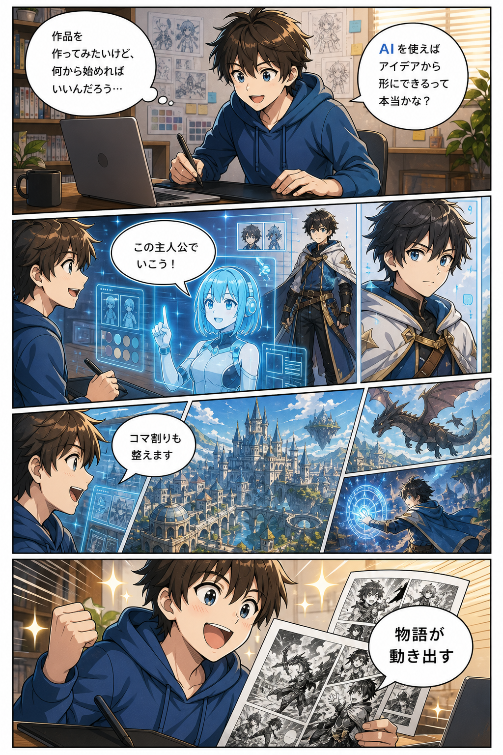 AIコミック漫画制作講座