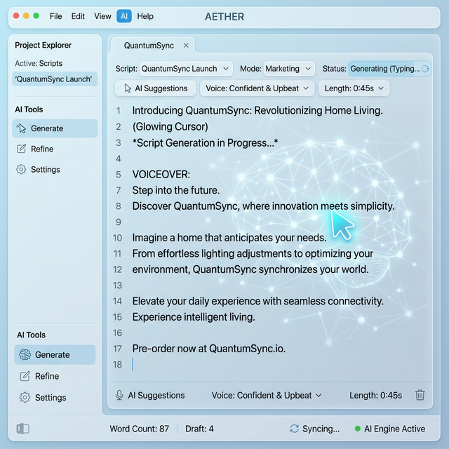 AI Script Generation