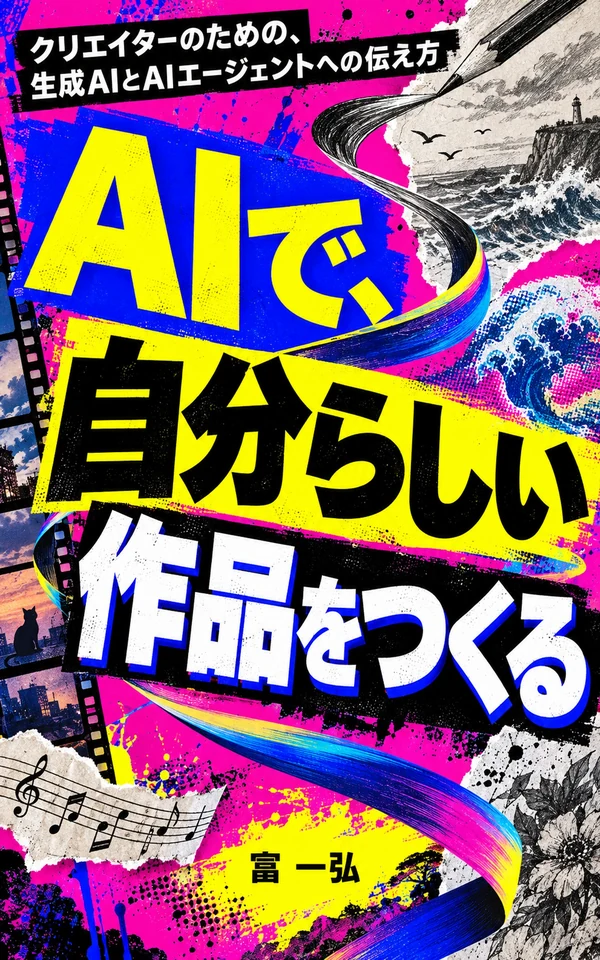 AIで、自分らしい作品をつくる: クリエイターのための、生成AIとAIエージェントへの伝え方 の表紙