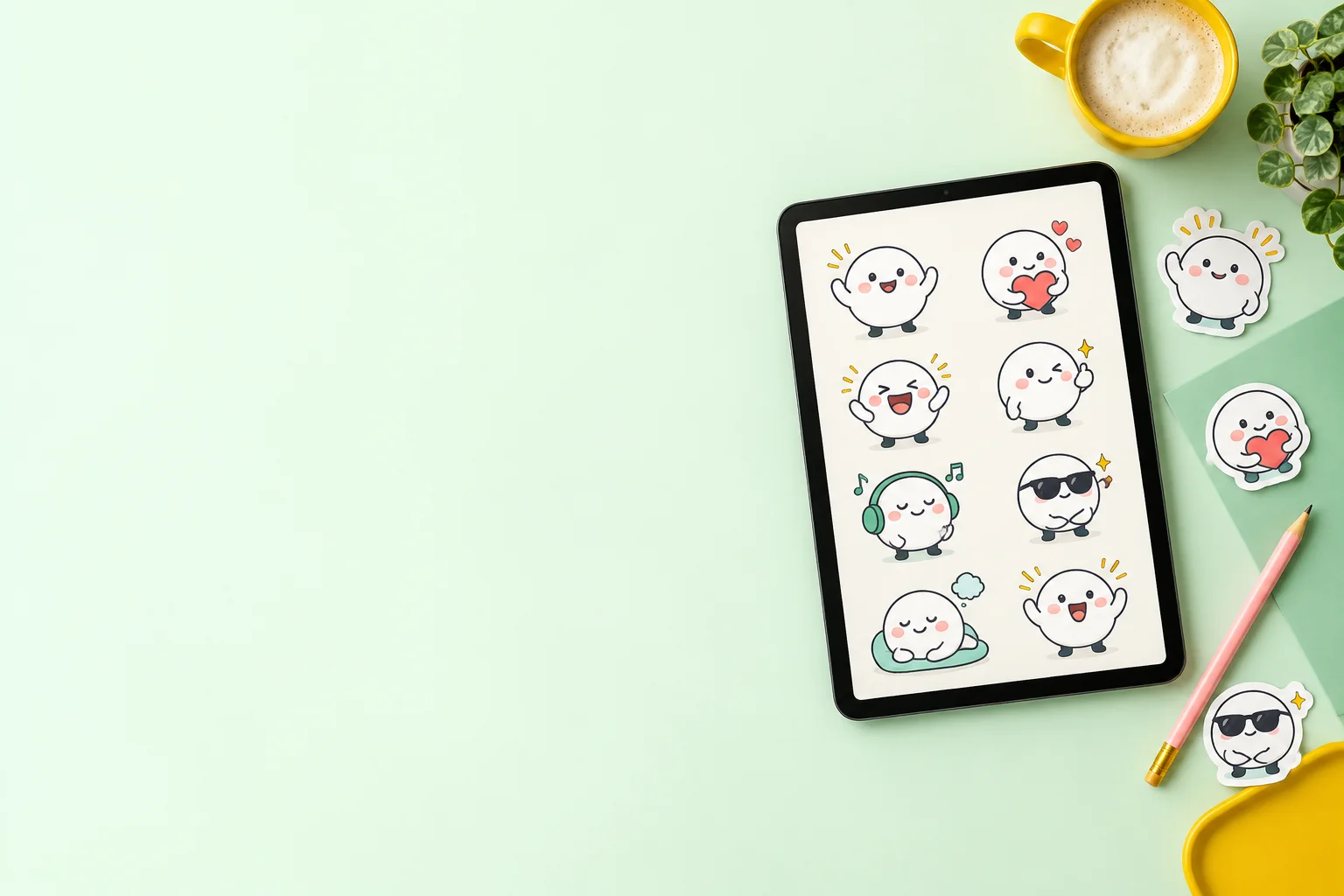 オリジナルのキャラクターでつくるLINEスタンプ